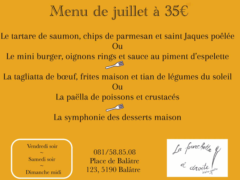 La Fourchette à Droite