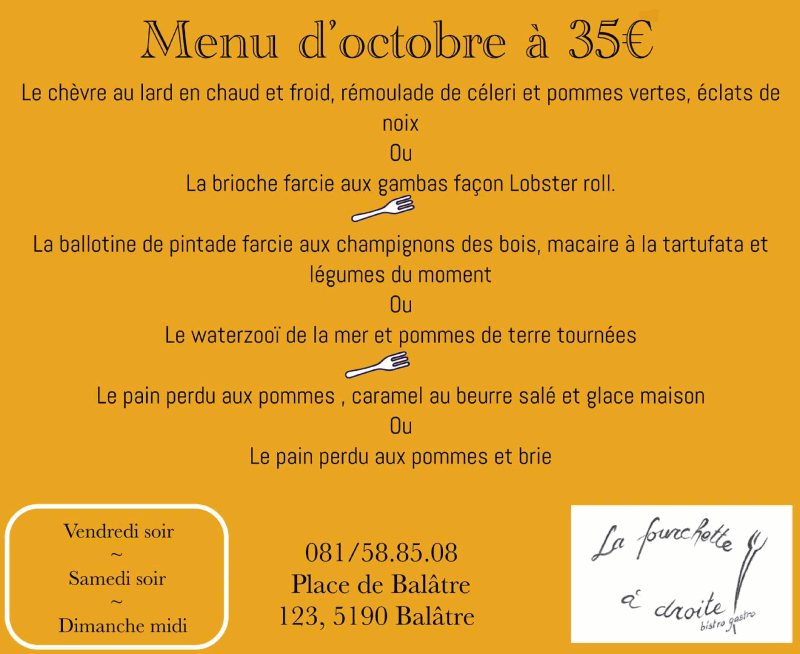 La Fourchette à Droite