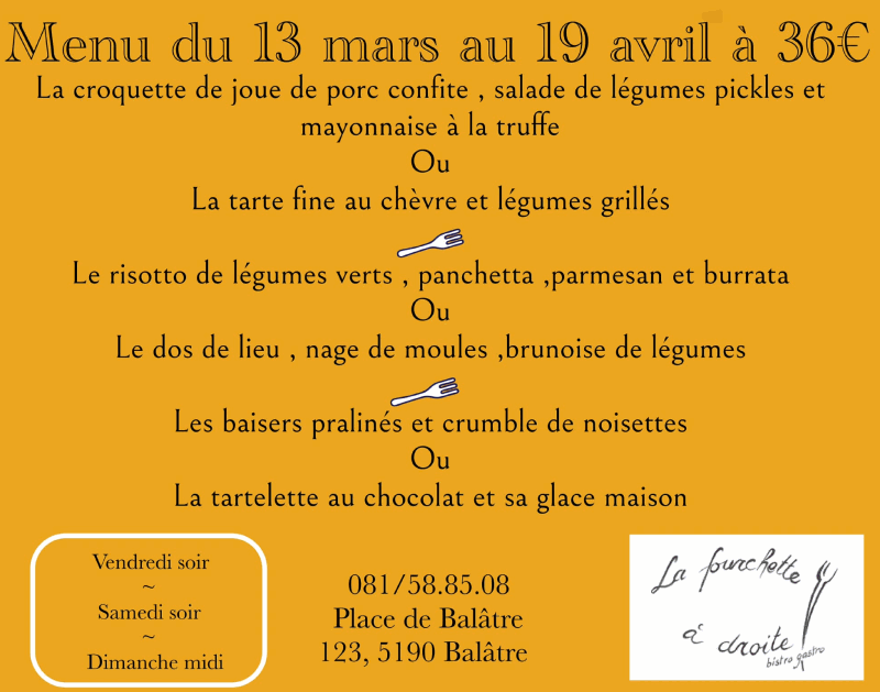 La Fourchette à Droite