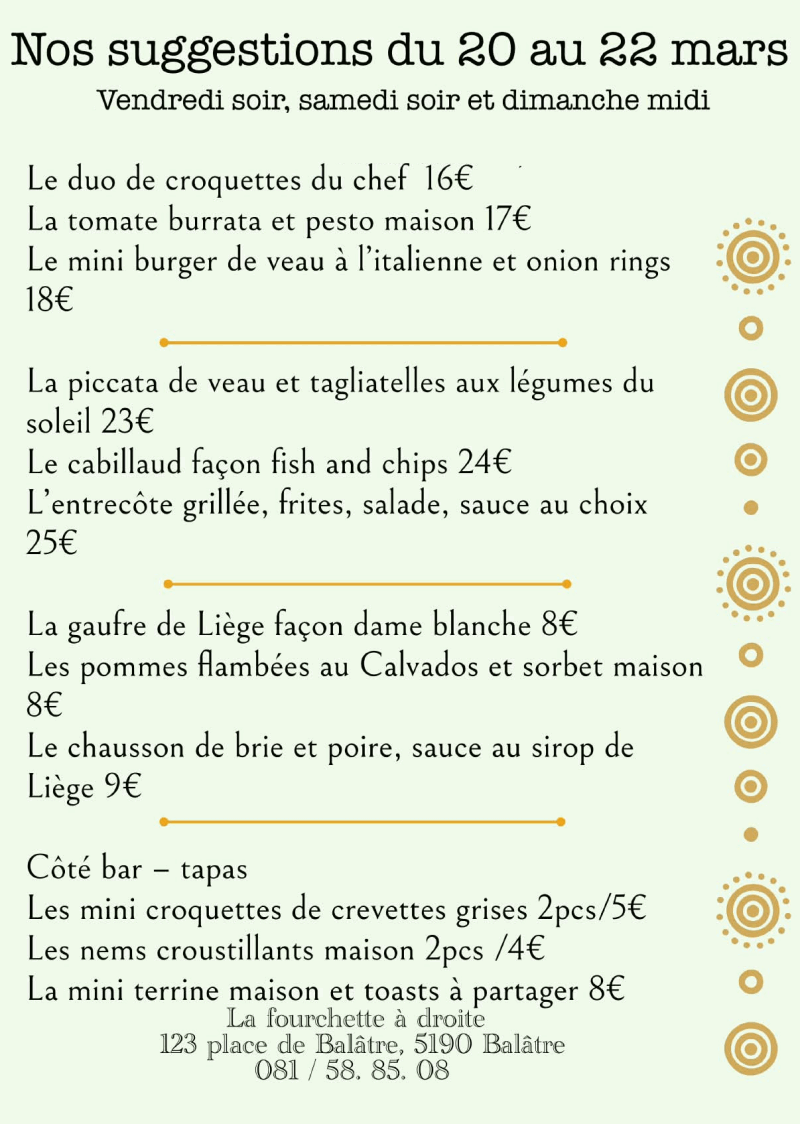 La Fourchette à Droite