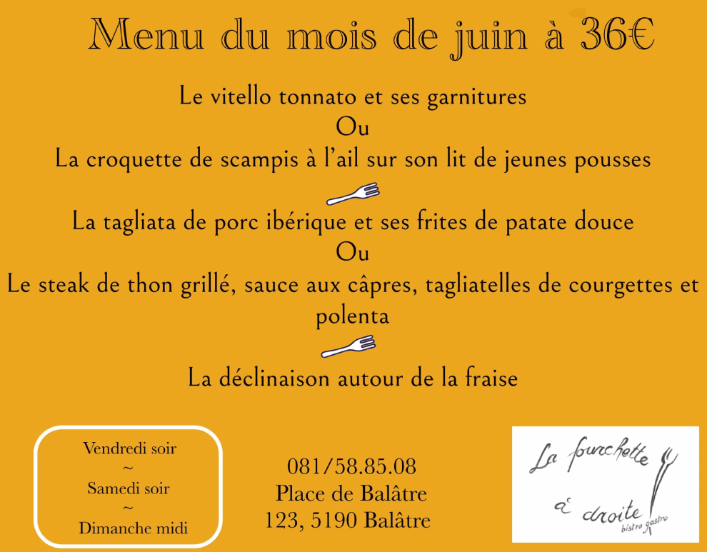 La Fourchette à Droite