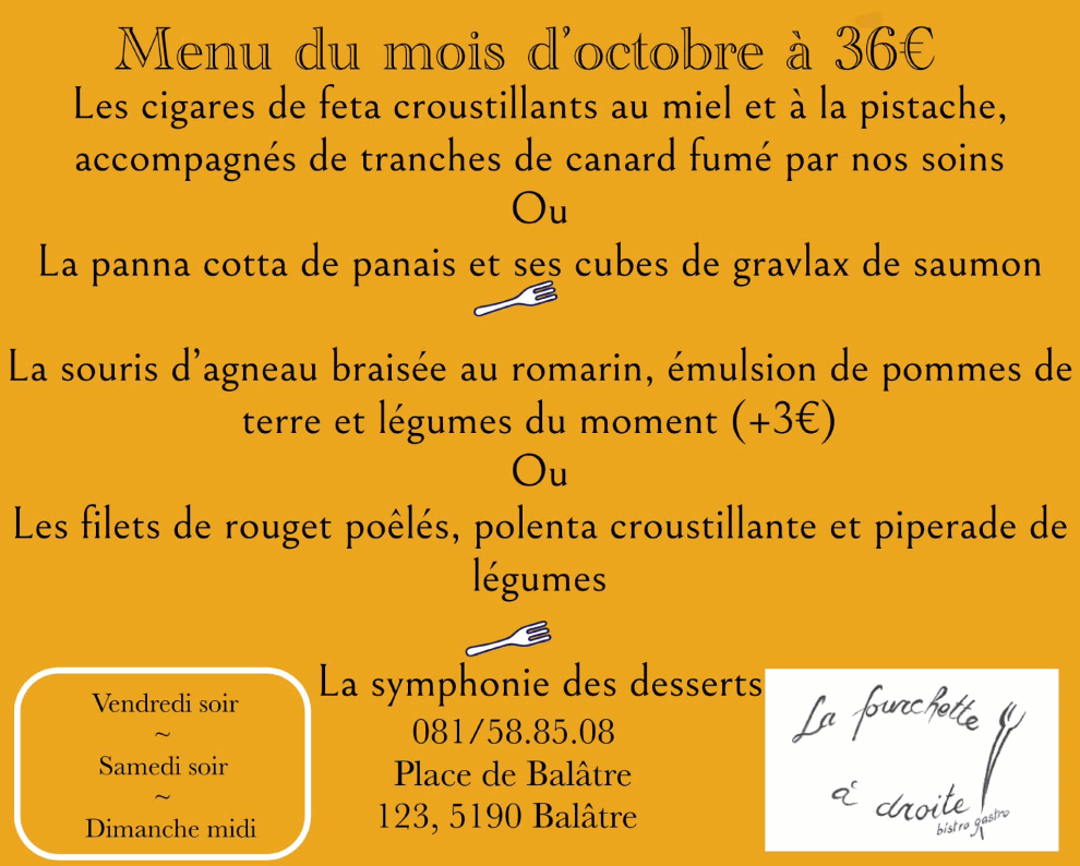 La Fourchette à Droite