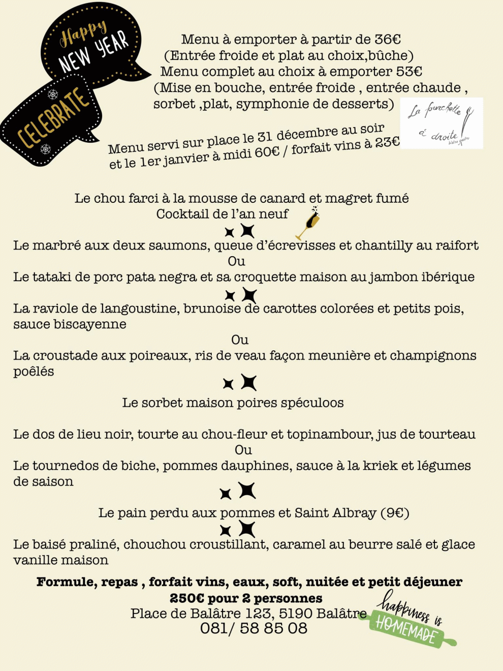 La Fourchette à Droite
