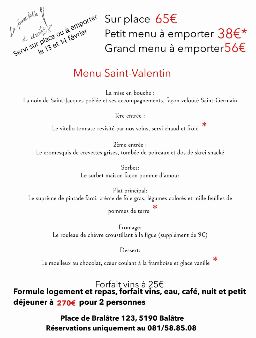 La Fourchette à Droite