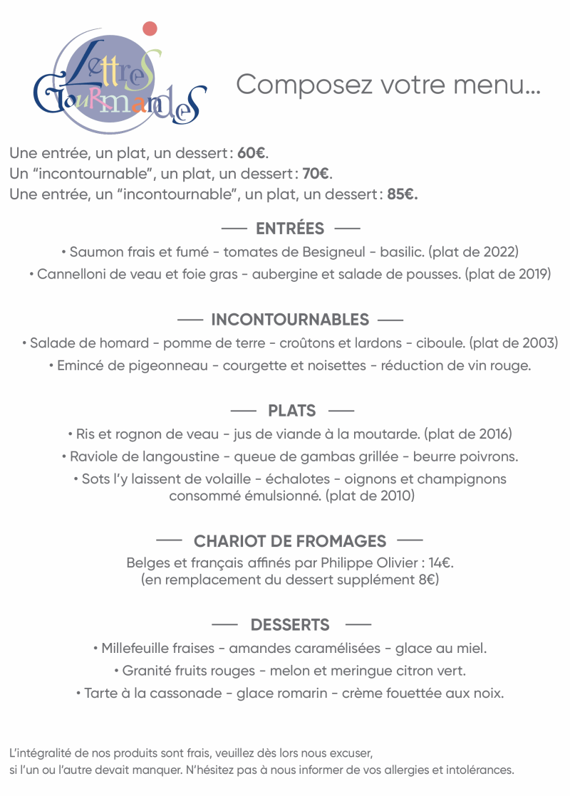 Lettres Gourmandes