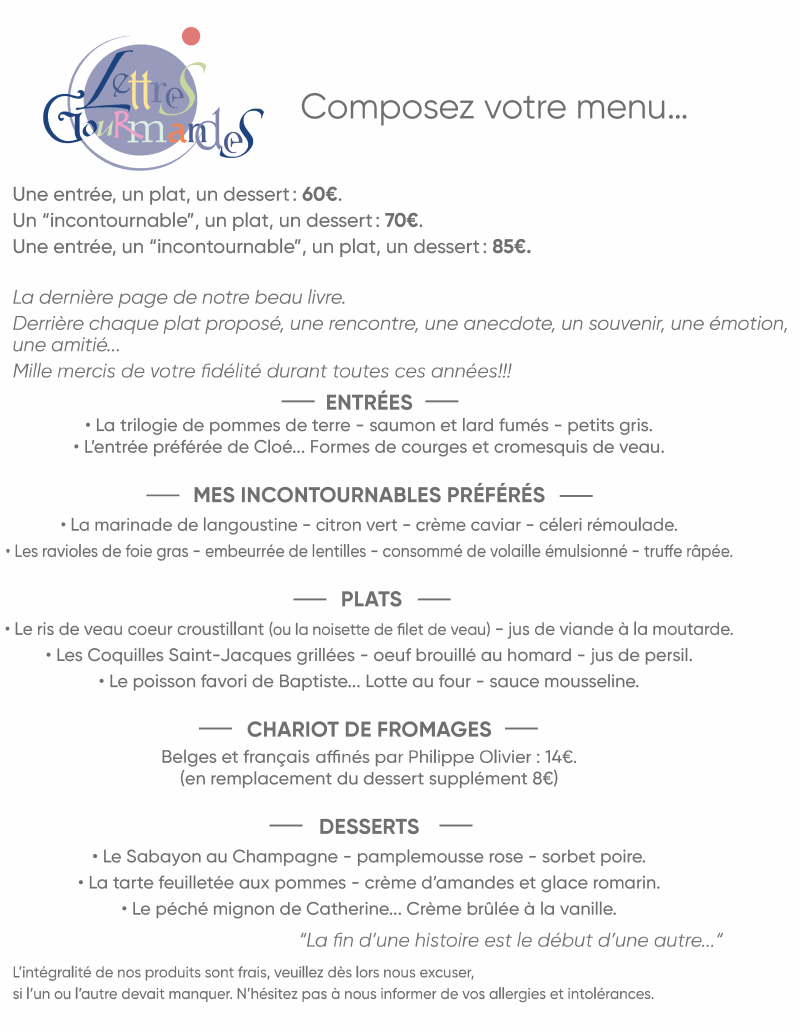 Lettres Gourmandes