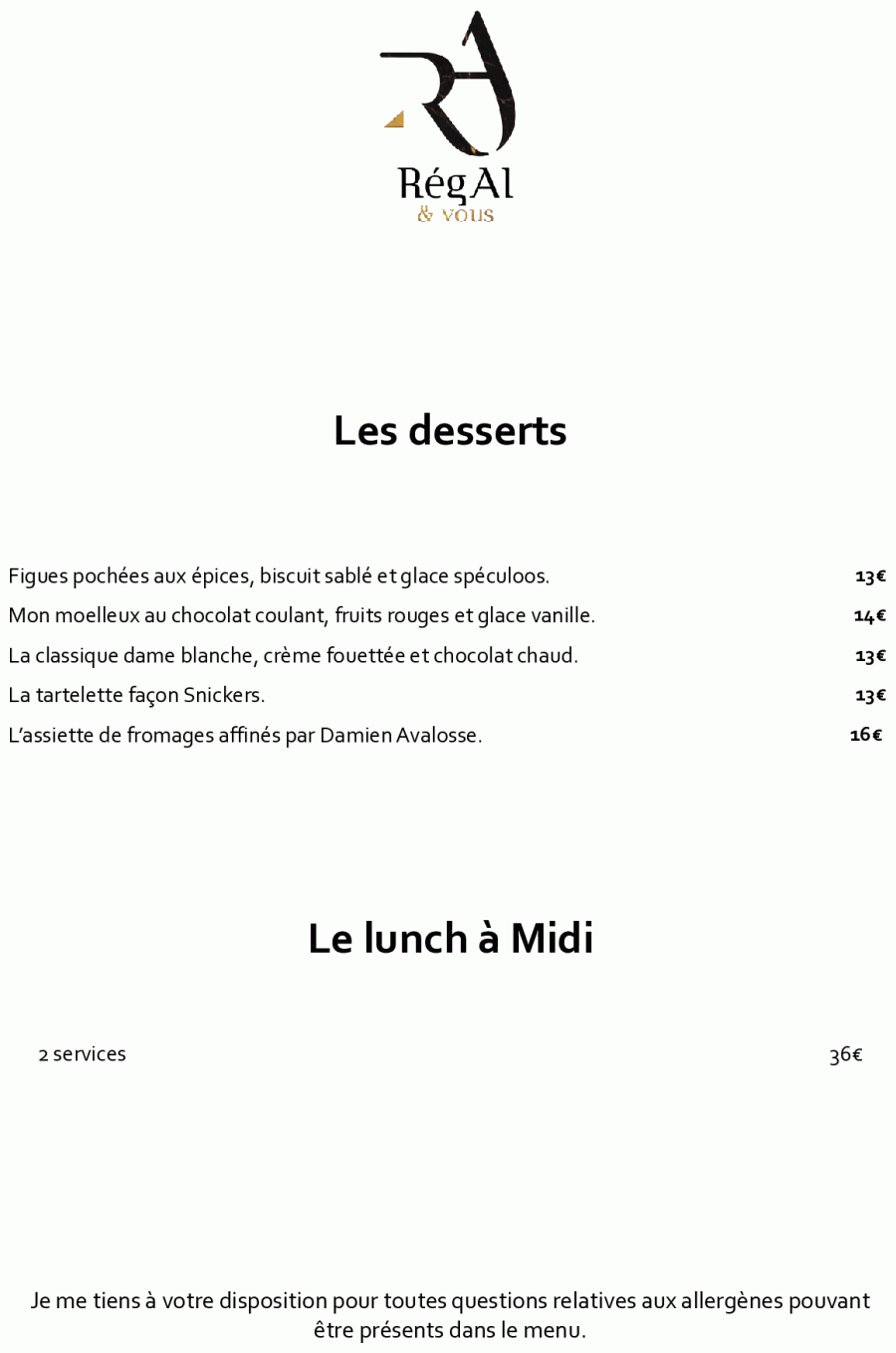 Régal & vous