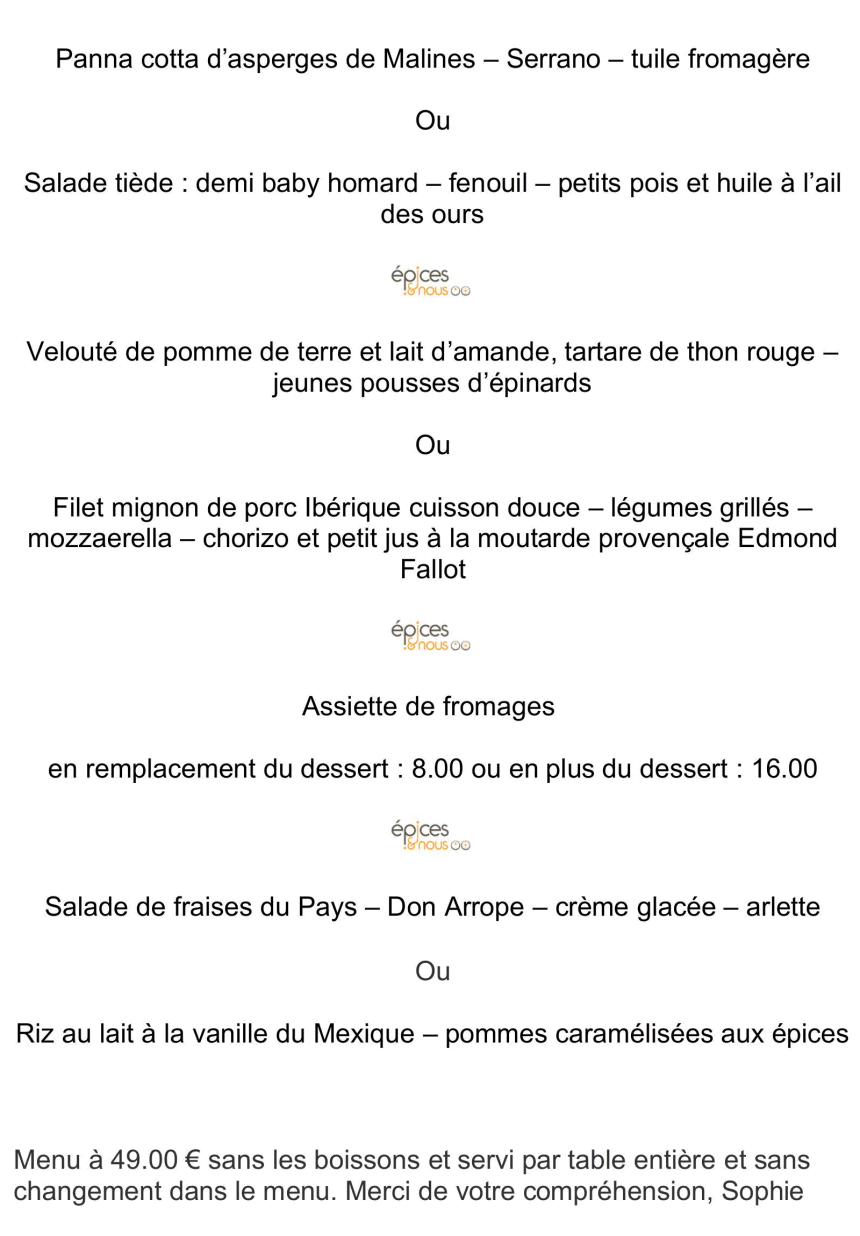 Epices et nous