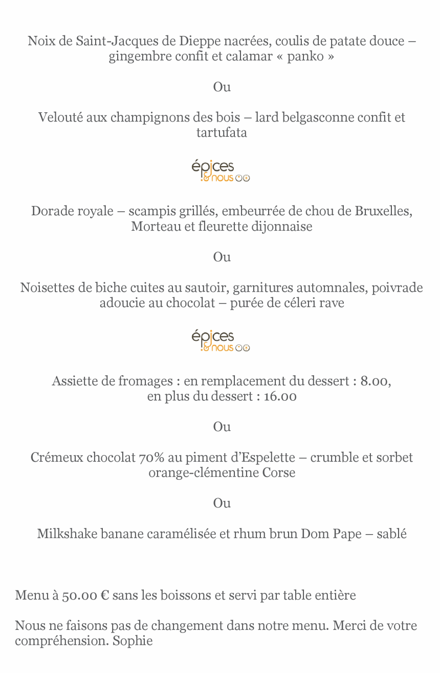 Epices et nous