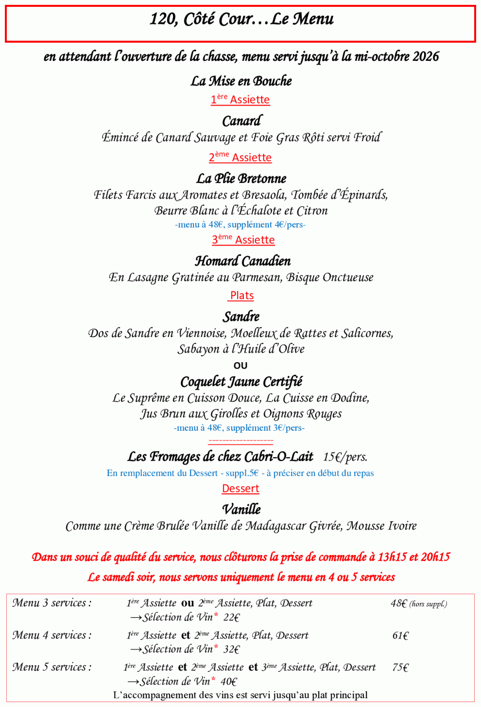 120 Côté Cour
