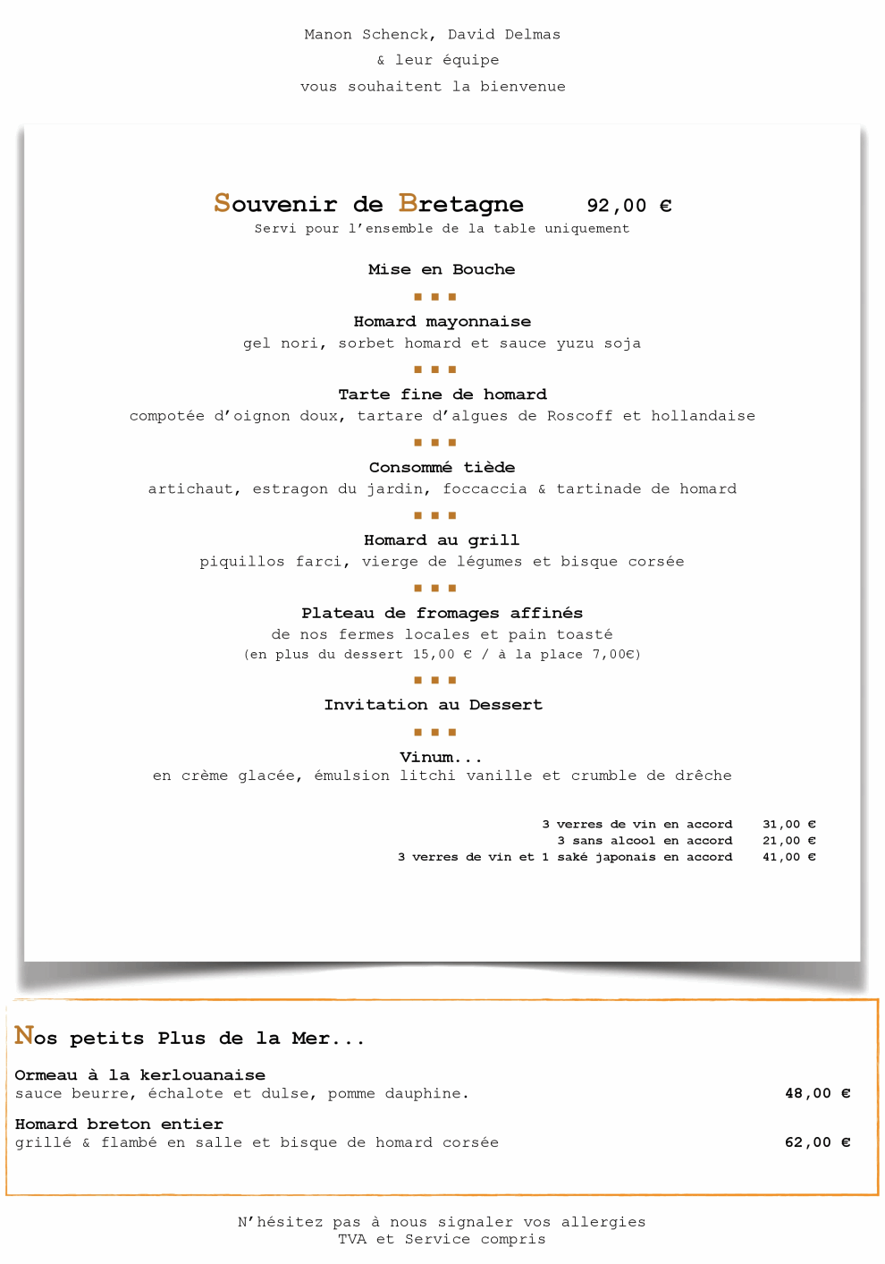 La Table de Manon