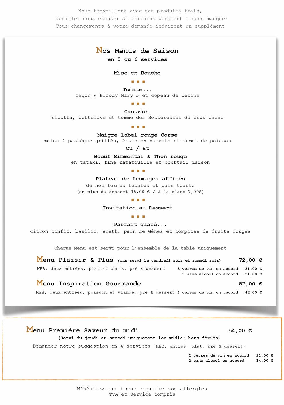 La Table de Manon