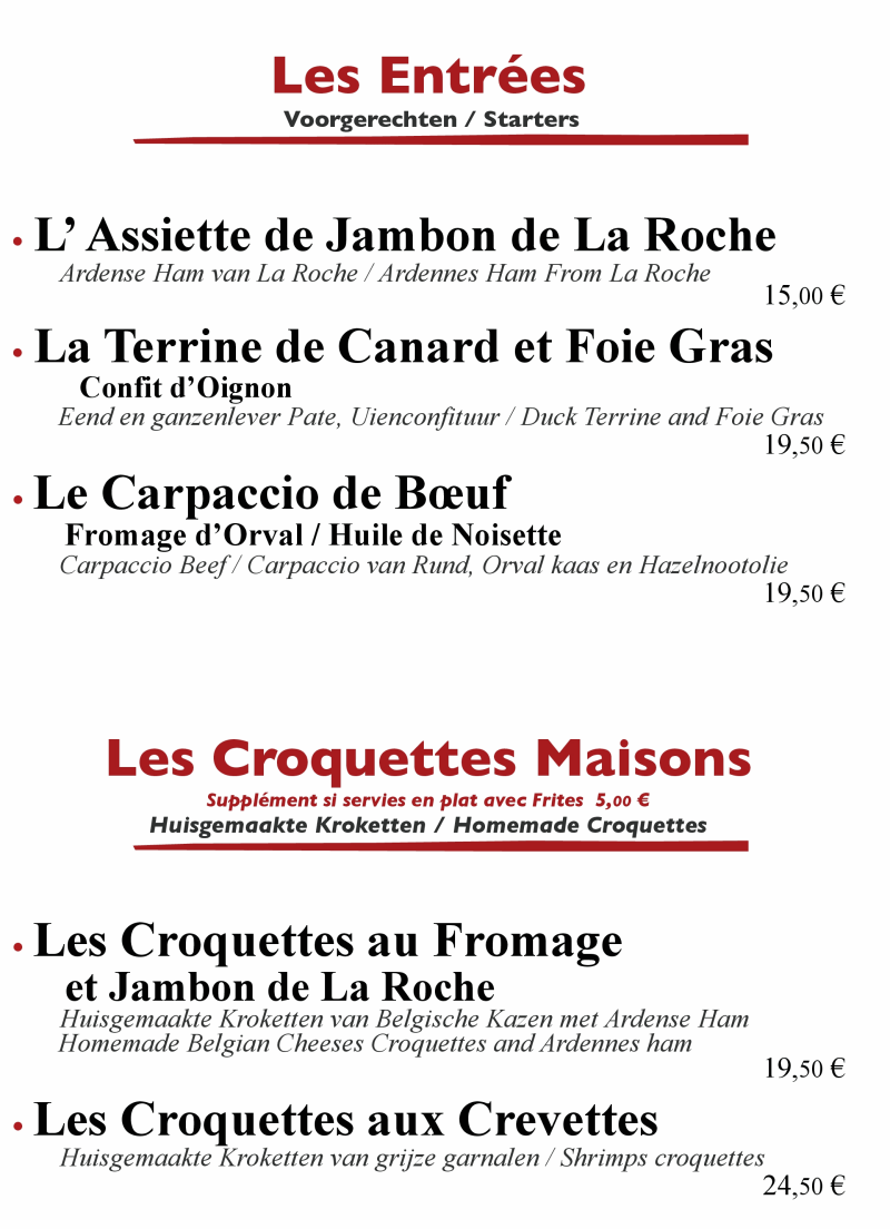 Chez Henri - Restaurant Ardennais