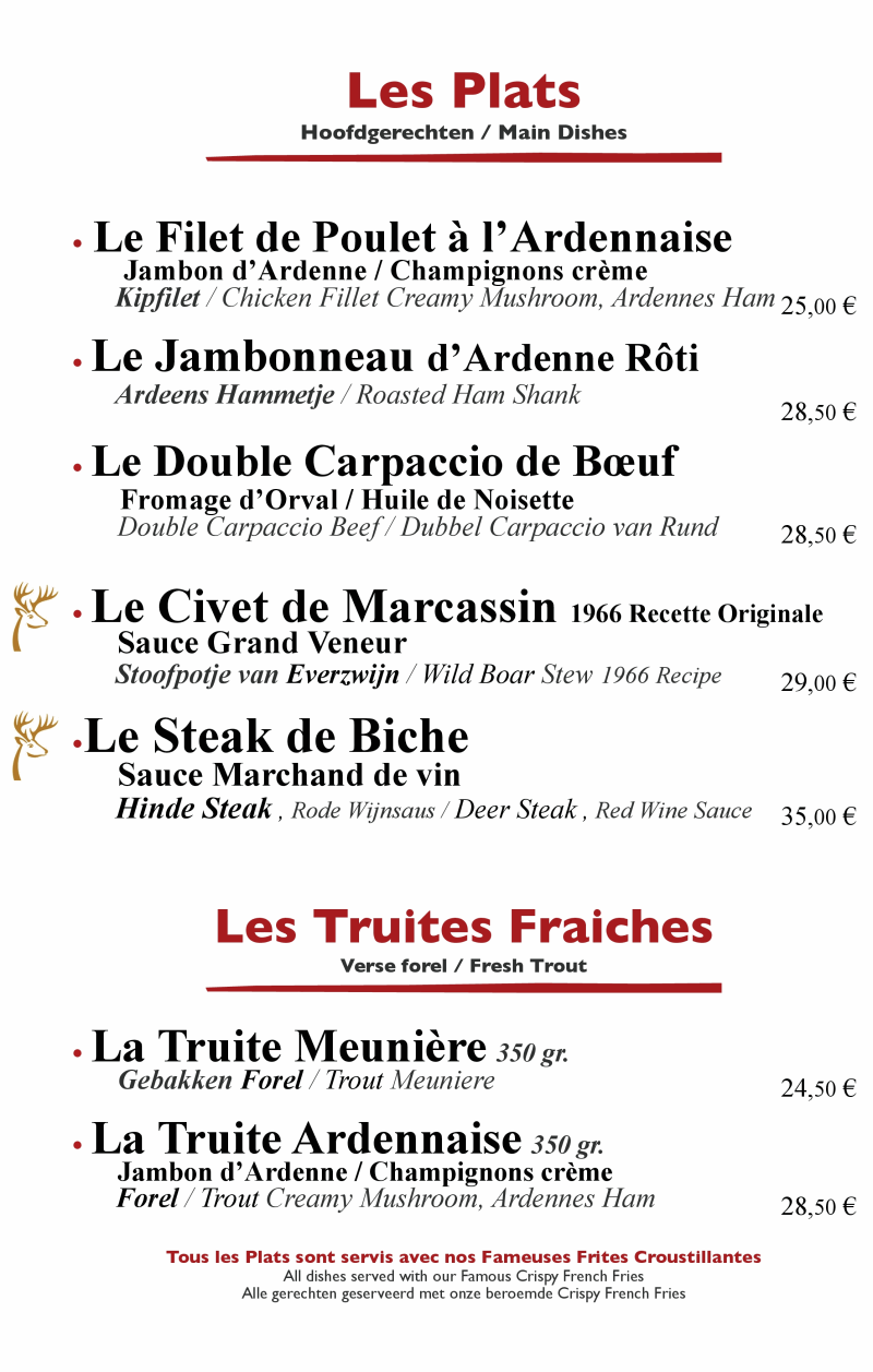 Chez Henri - Restaurant Ardennais