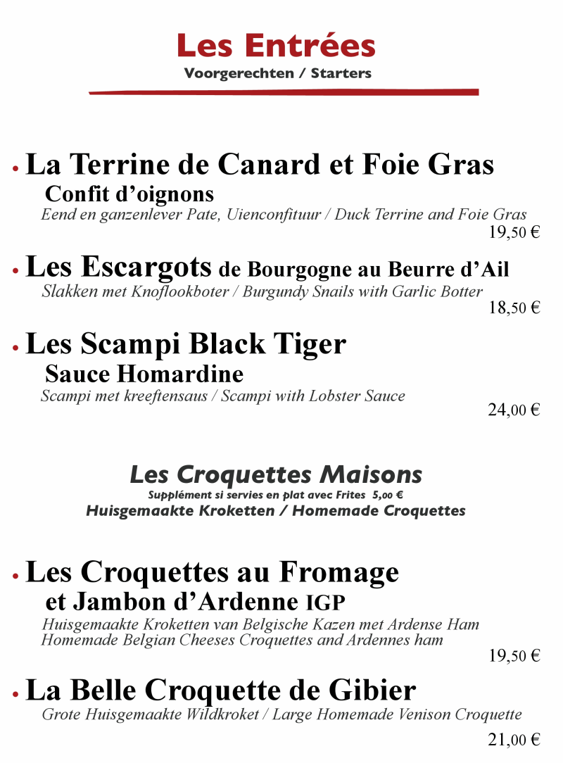 Chez Henri - Restaurant Ardennais