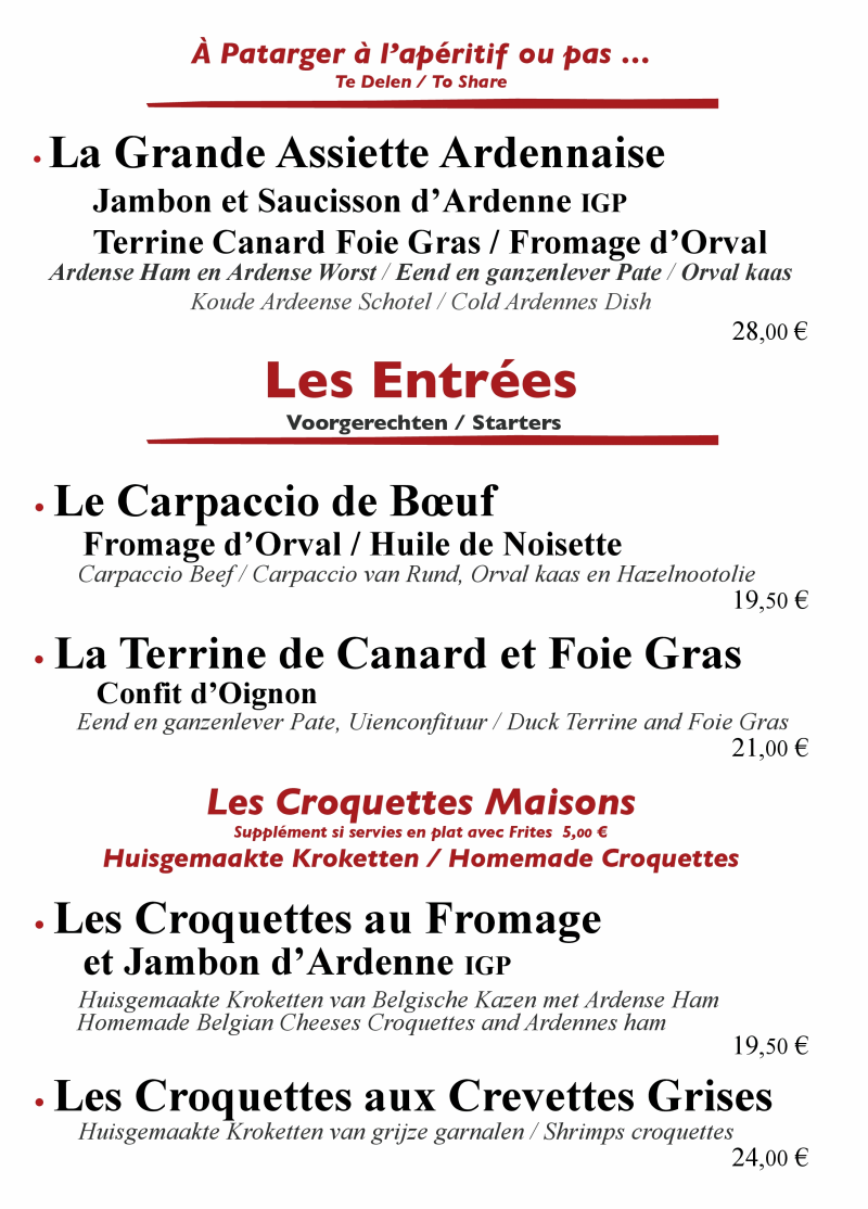 Chez Henri - Restaurant Ardennais