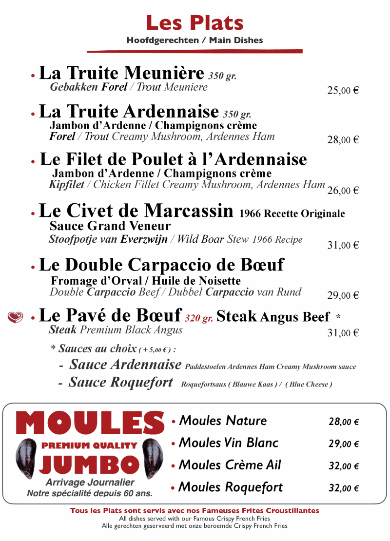 Chez Henri - Restaurant Ardennais