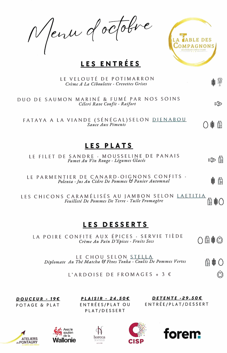 La Table des Compagnons