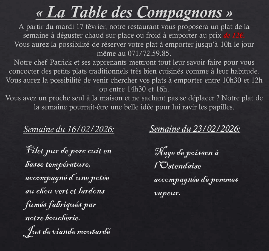 La Table des Compagnons