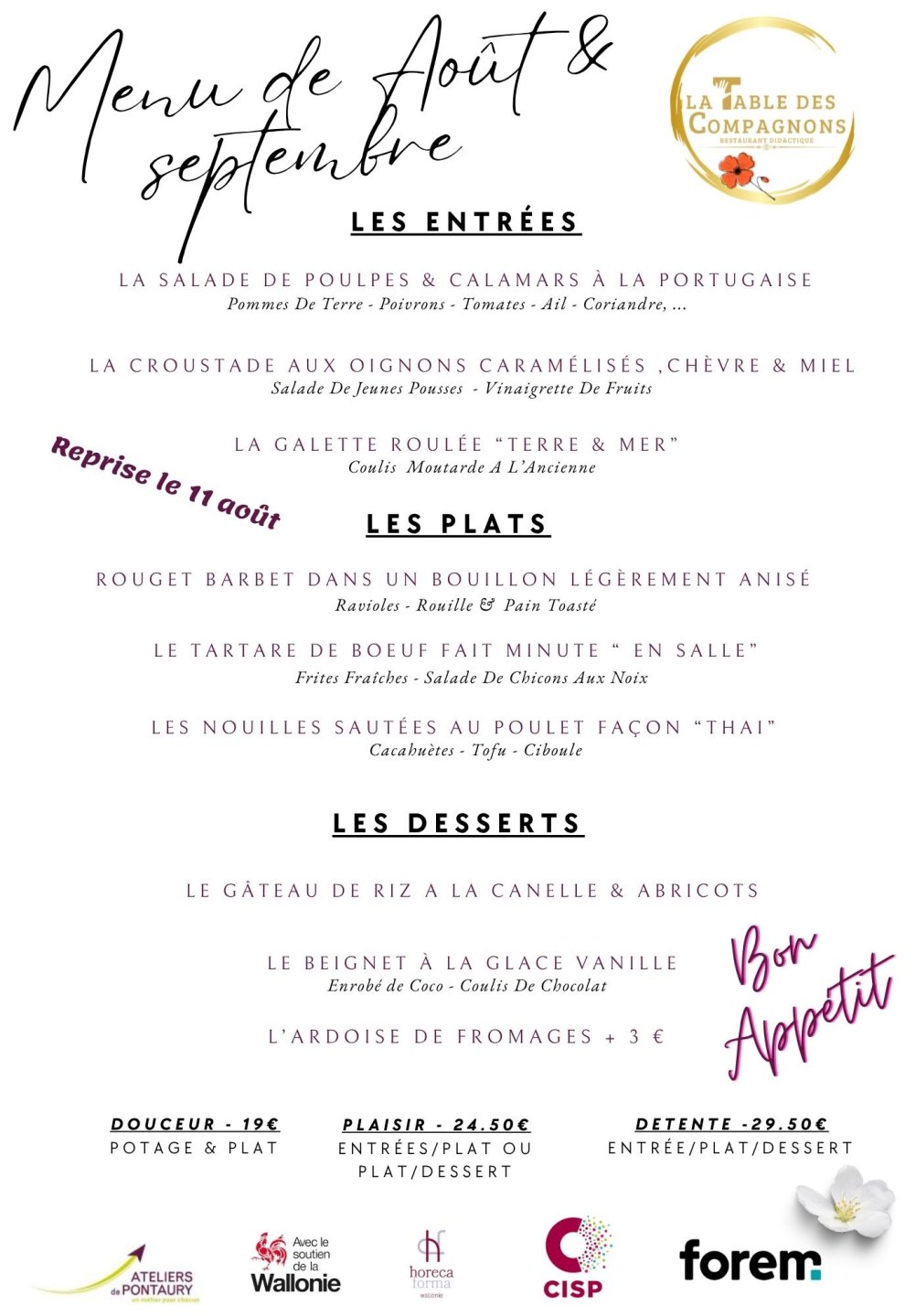 La Table des Compagnons