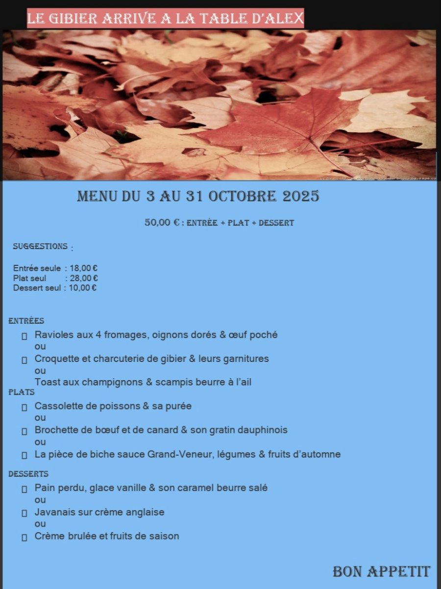 La Table d'Alex