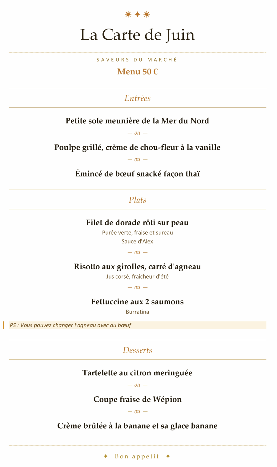La Table d'Alex