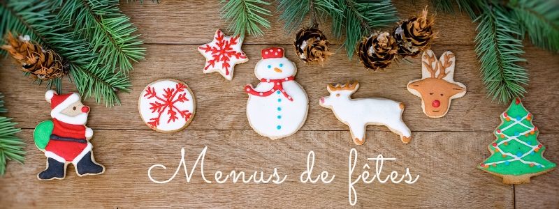 menus de fêtes : Noël et Nouvel An