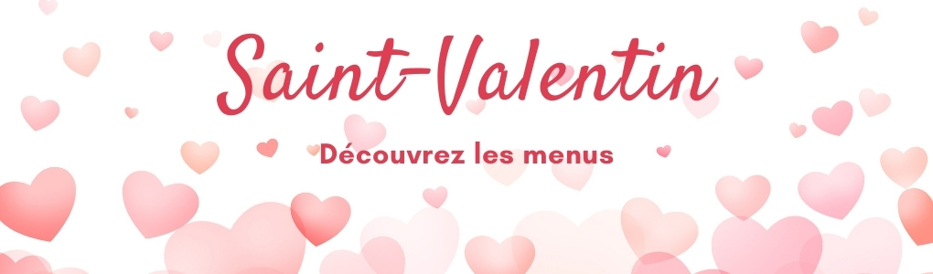 menus Saint-Valentin
